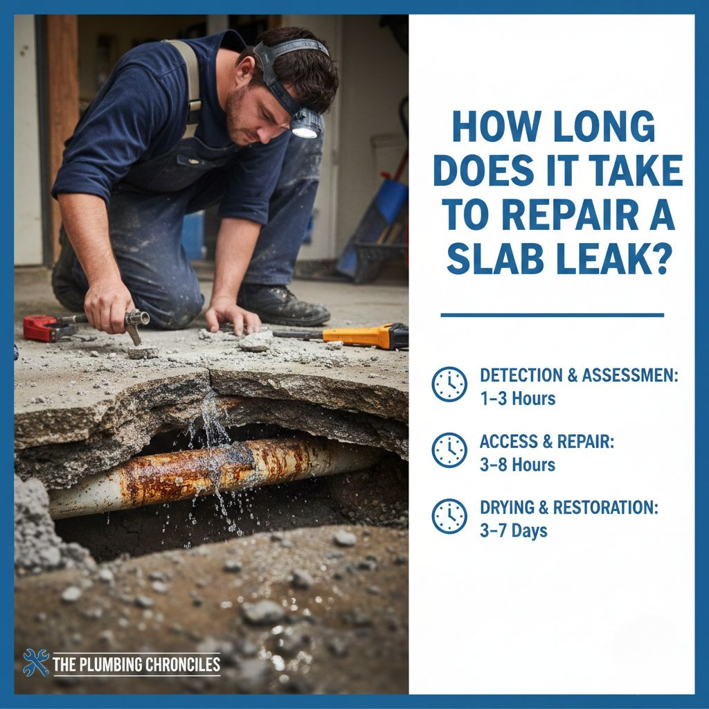How Long Does It Take To Repair A Slab Leak