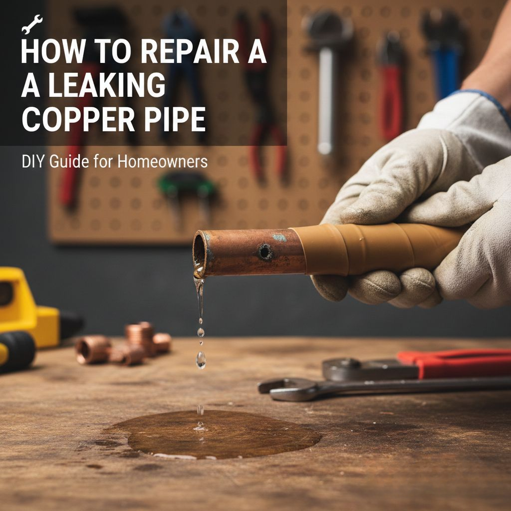 How To Repair A Leaking Copper Pipe